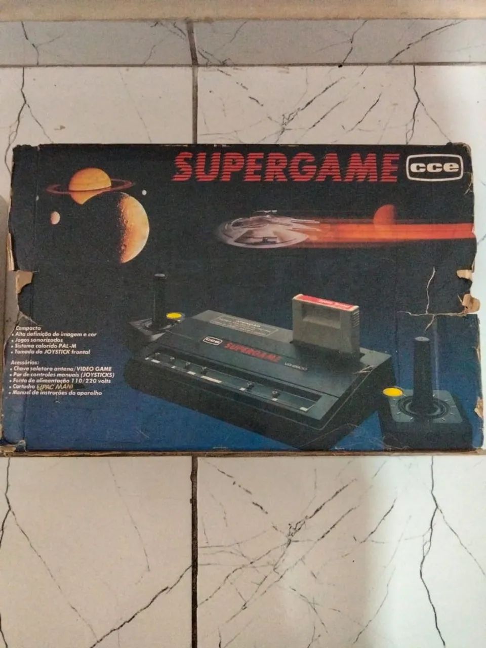 Videogame Atari, em raro estado de conservação, funcionando perfeitamente, na caixa. - Foto 2