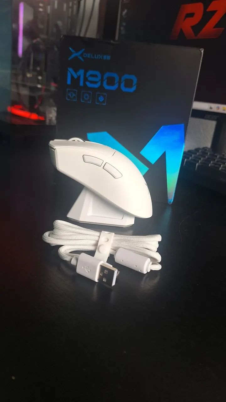Mouse Delux M900 PRO Branco