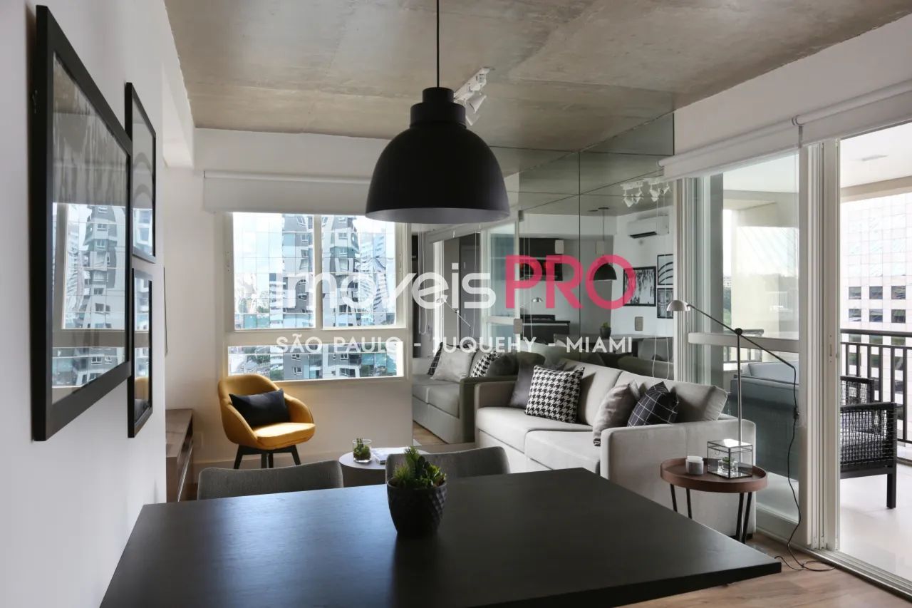 Apartamento no Brooklin mobiliado e com ar condicionado na sala e no quarto - Foto 2