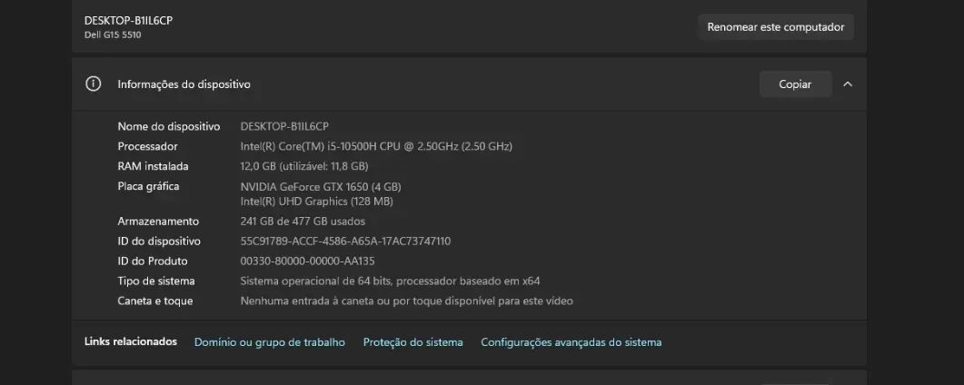 NOTEBOOK GAMER DELL G15 - Foto 4
