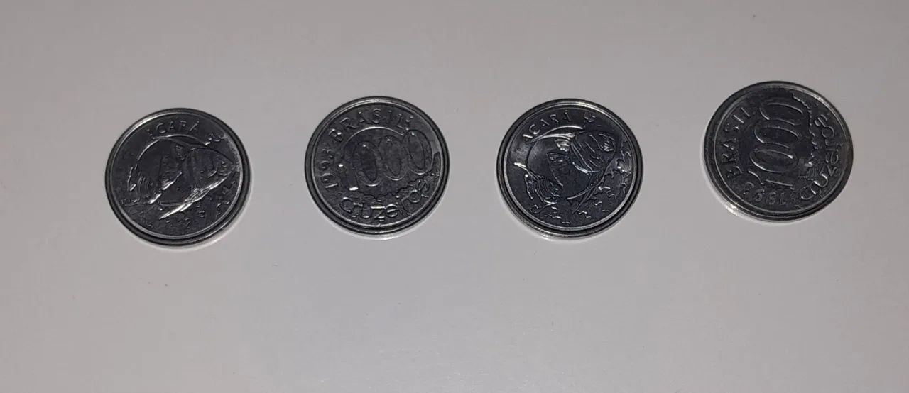 Moedas antigas de 1000 Cruzeiros  - Foto 3