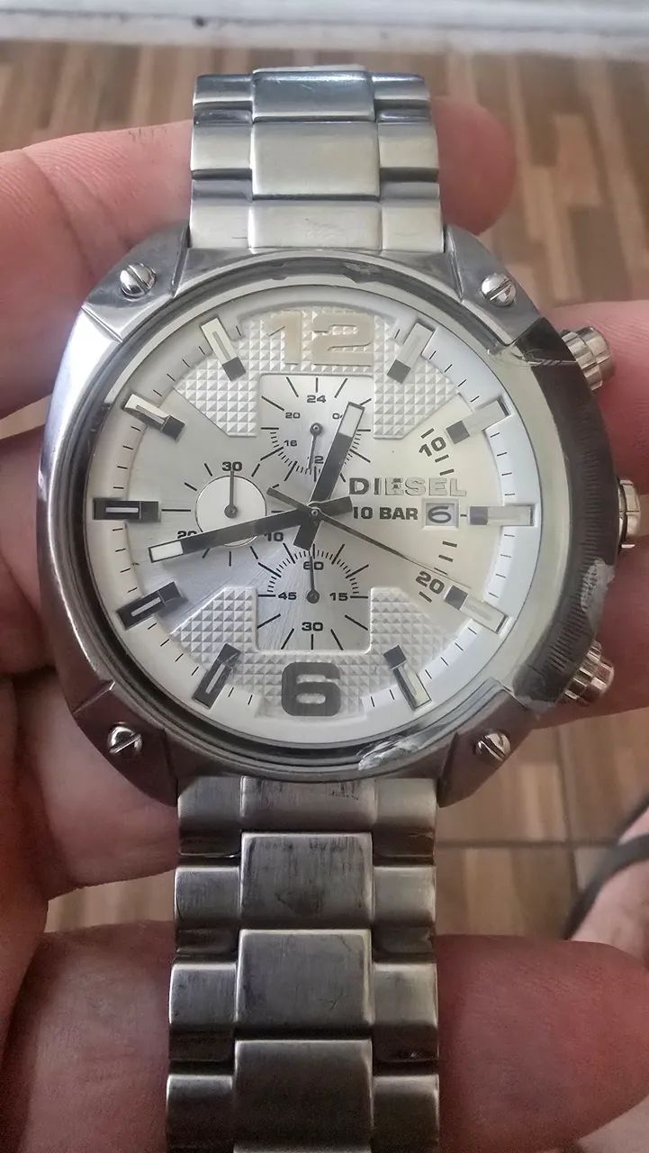 Relogio Diesel branco original 
