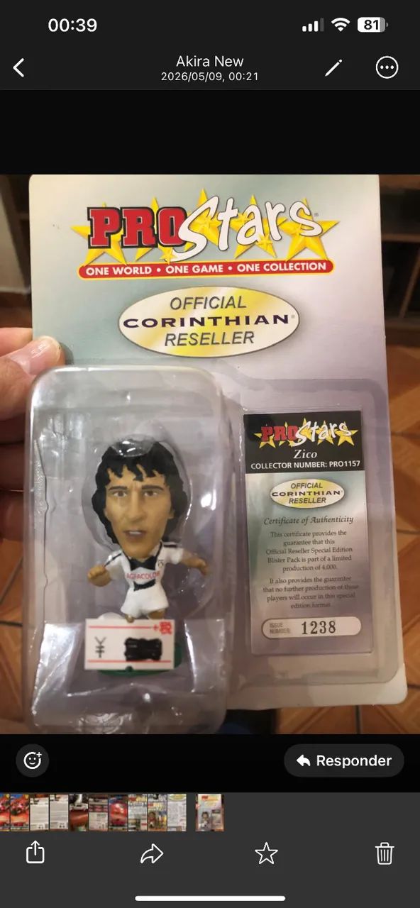 Zico Kashima Antlers - Corinthian ProStars (Edição Limitada 4000