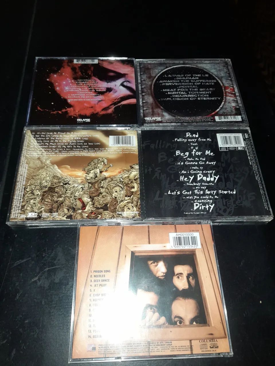 Cds Origin (2); Korn (2) e System of a down.  - Foto 2