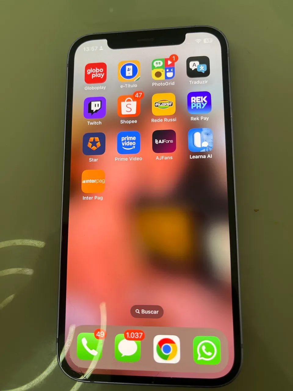 iPhone 12 roxo 128gb 