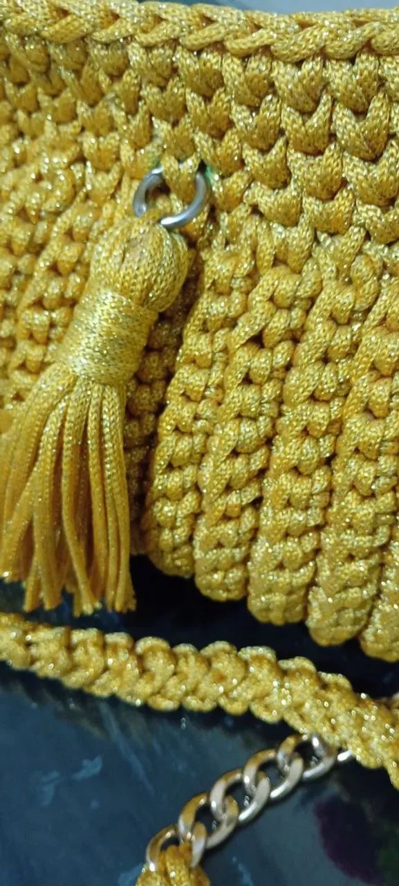 Bolsa de crochê  - Foto 4