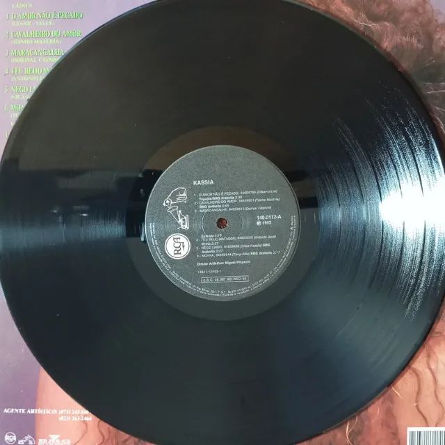 Disco de Vinil LP Kássia 1992 - Foto 2