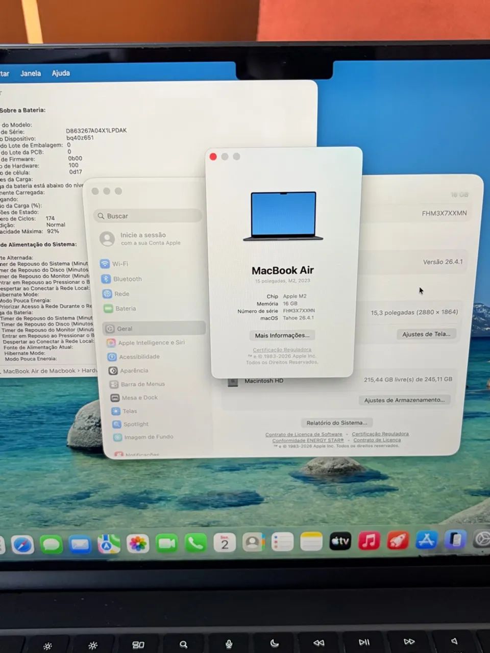 MacBook Air 15 Polegadas M2 16gb 2023  - Foto 3