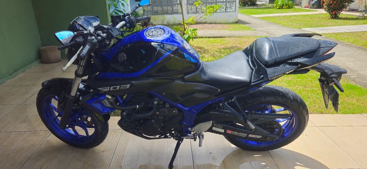 Yamaha mt03 2019 azul - Foto 3