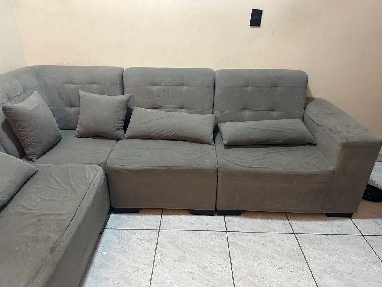 Sofá de canto em L - Foto 3