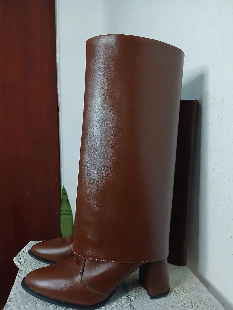Bota Dubuy Capa 2 em 1 Marrom/Conhaque  - Foto 3