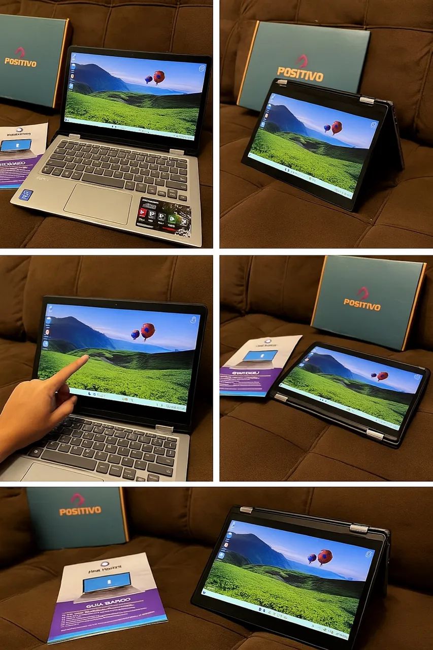 Notebook com tela touch screen - ACEITO TROCA POR PLAYSTATION 4 OU CELULAR 
