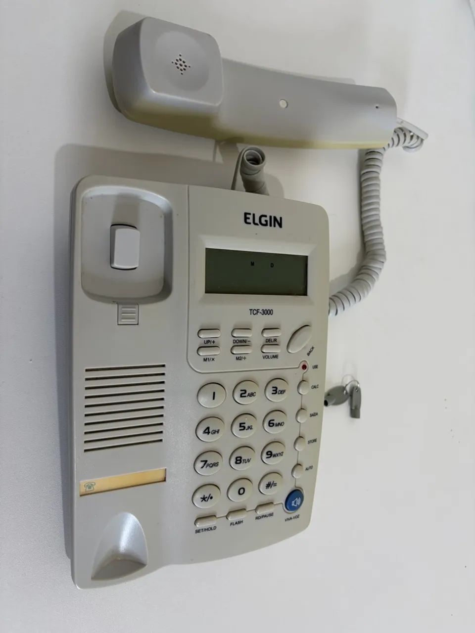 Telefone fixo com fio Elgin TCF 3000 Cinza  - Foto 2