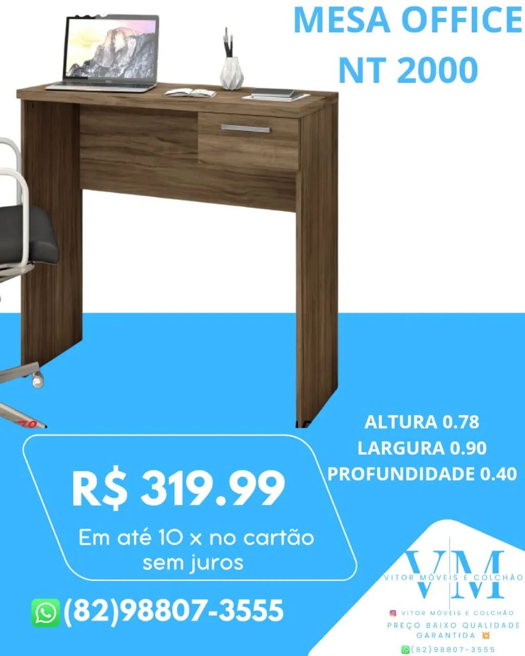 PROMOÇÃO DE ESCRIVANINHA APARTI DE  - Foto 3