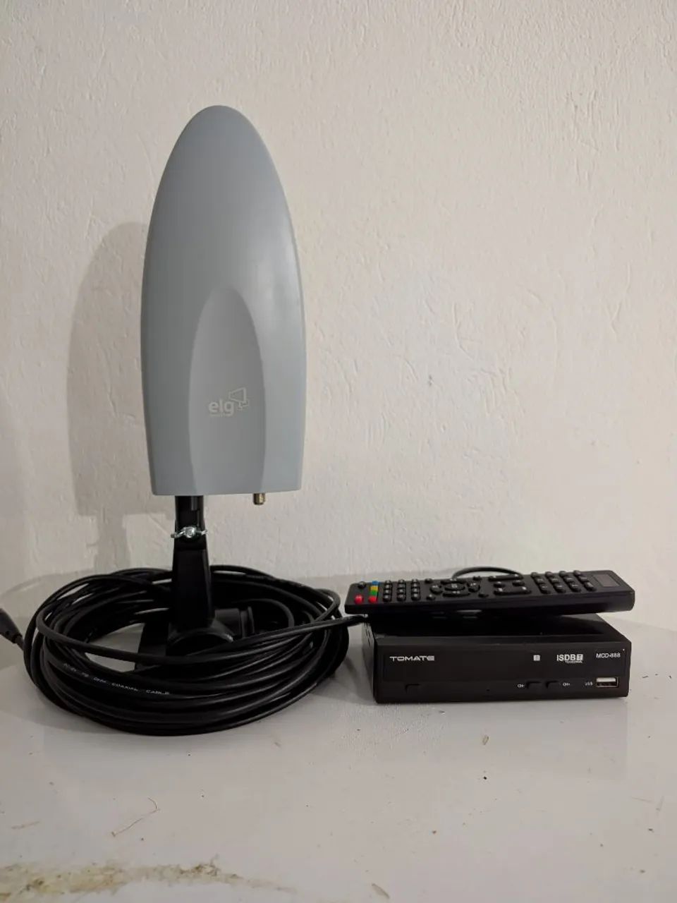 Receptor e antena digital HDTV 