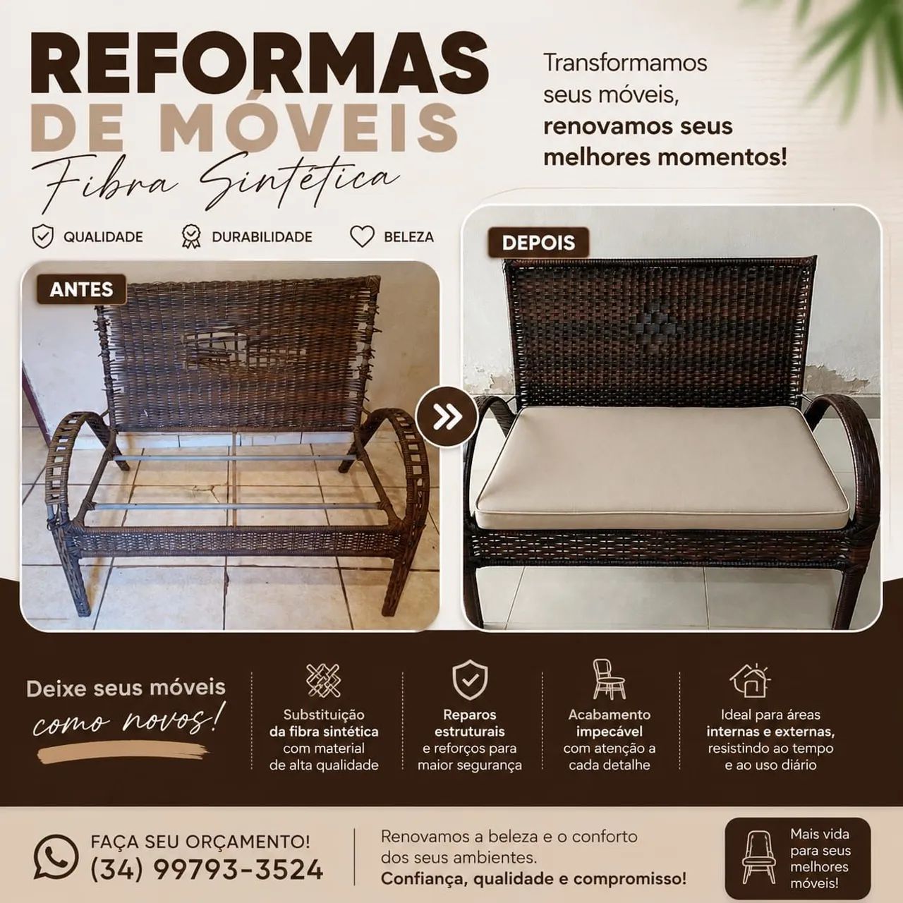 Reformas e vendas 