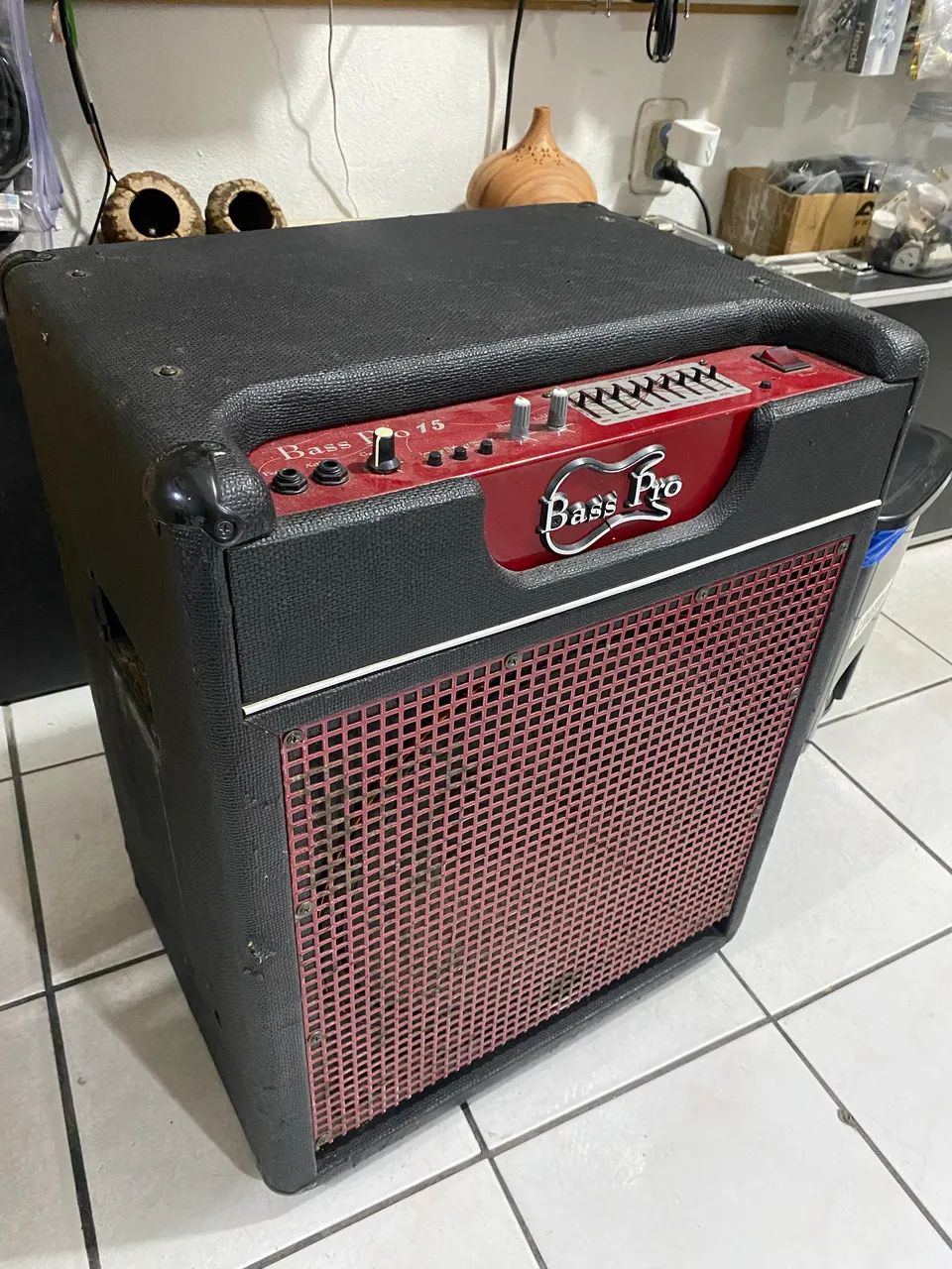Cubo Baixo Bass Pro 15 WarmMusic Equalizer - Foto 5