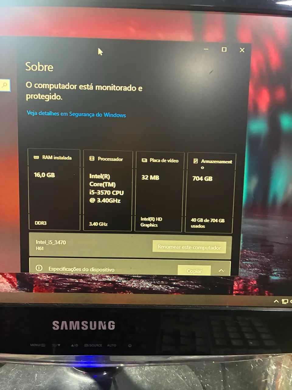 Computador completo i5 3470