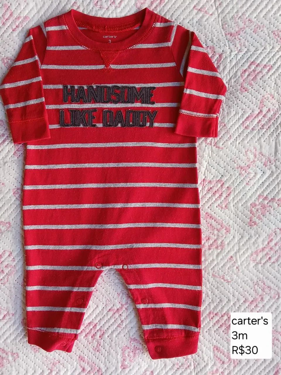 Roupas Carter's 3m - 4 macacão por 100 - Foto 3