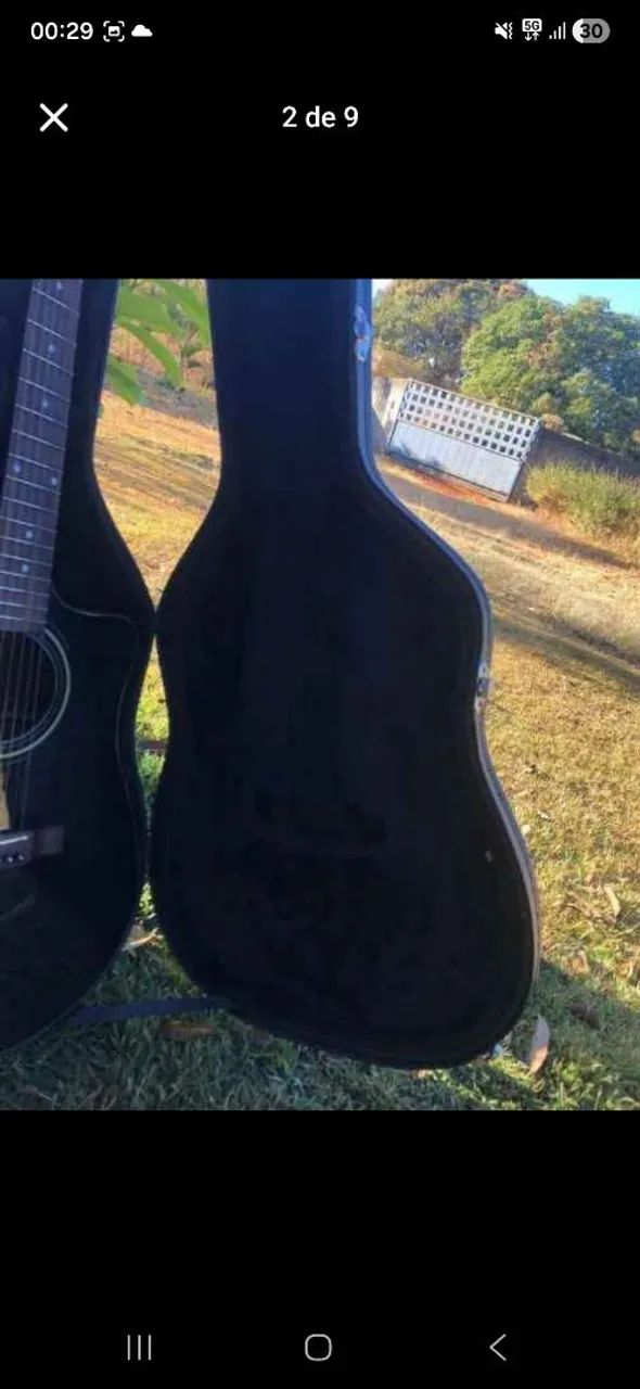Violão Fender CD 60CE Black - Foto 4