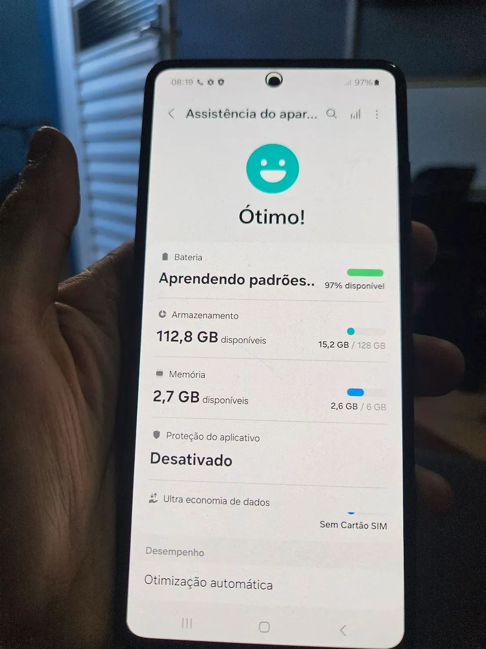 Celular A52 5G 128GB preto