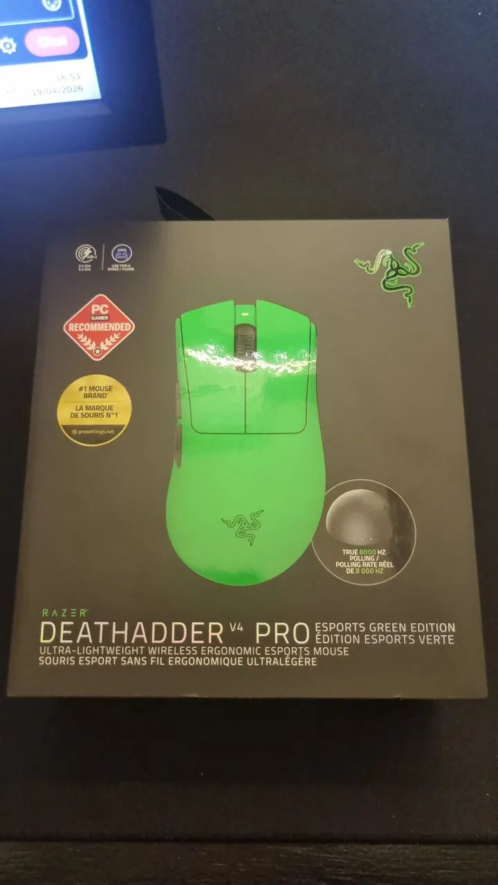 MOUSE DEATHADDER V4 PRO GREEN - Periféricos e Acessórios de