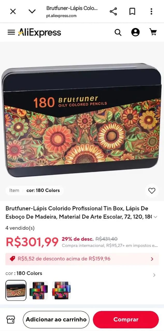 LÁPIS DE COR PROFISSIONAL - Foto 4