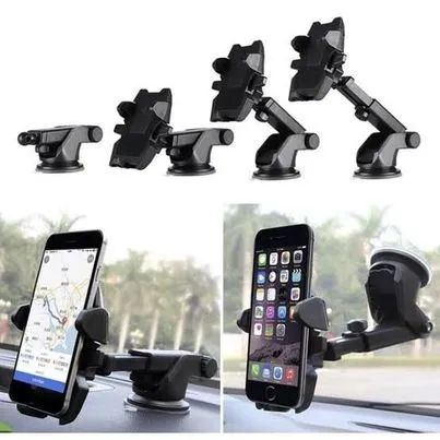 Suporte de celular para carro com fixação no Painel e Parabrisa  - Foto 4