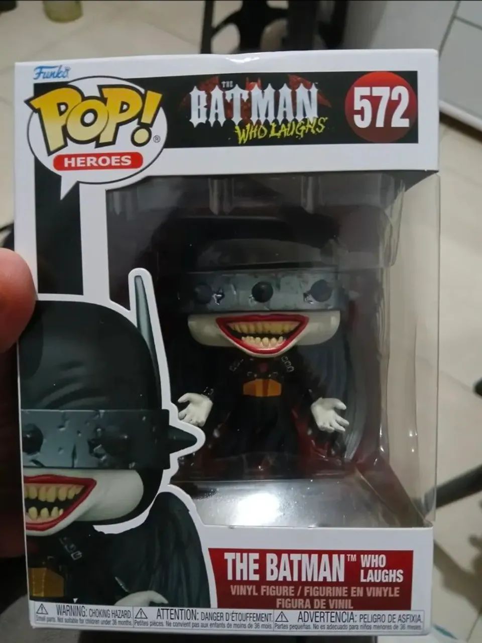 Boneco Funko Pop! Dc Comics Multiverso Sombrio Batman Que Ri - Foto 4