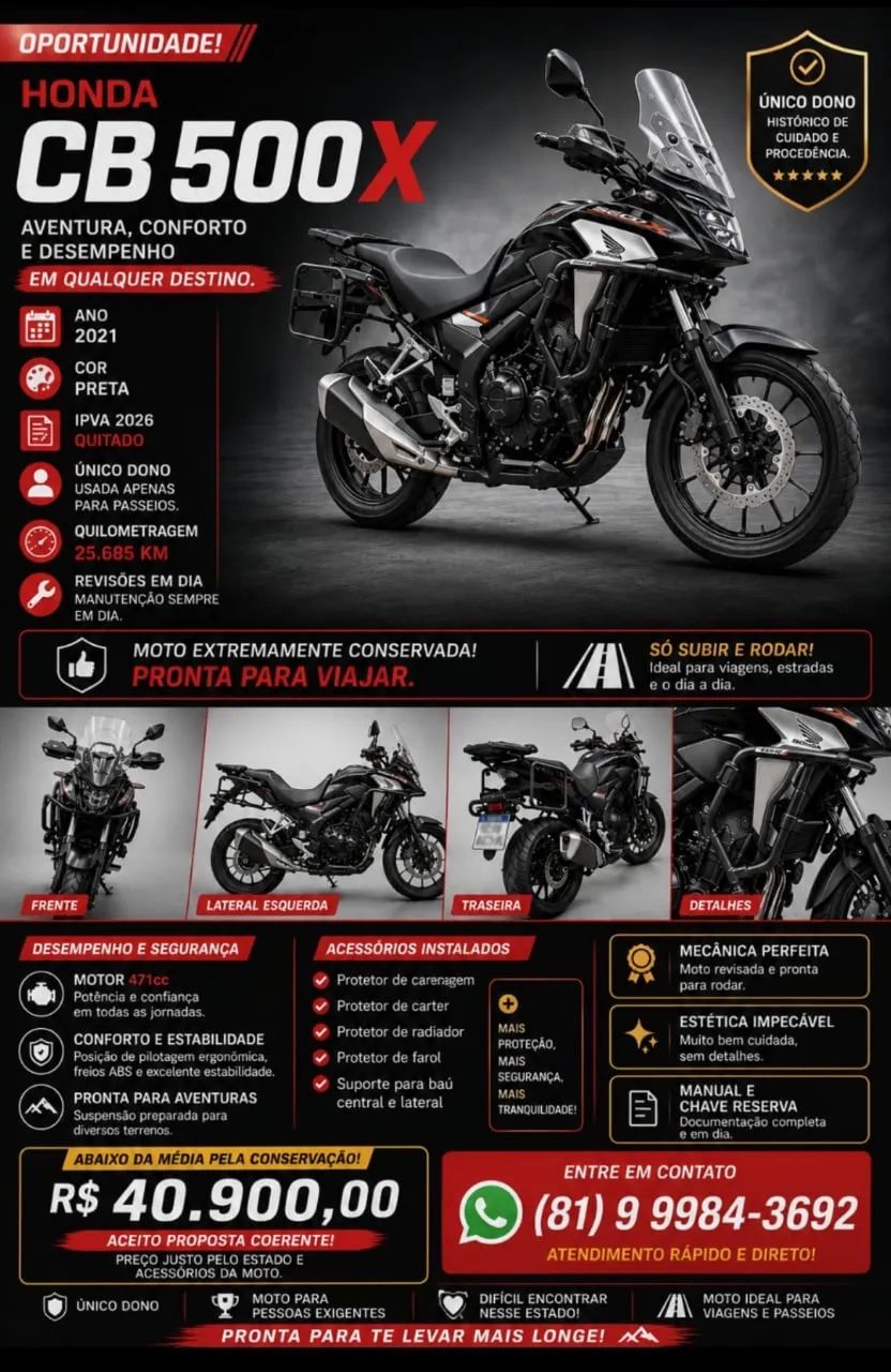 Moto CB 500x 