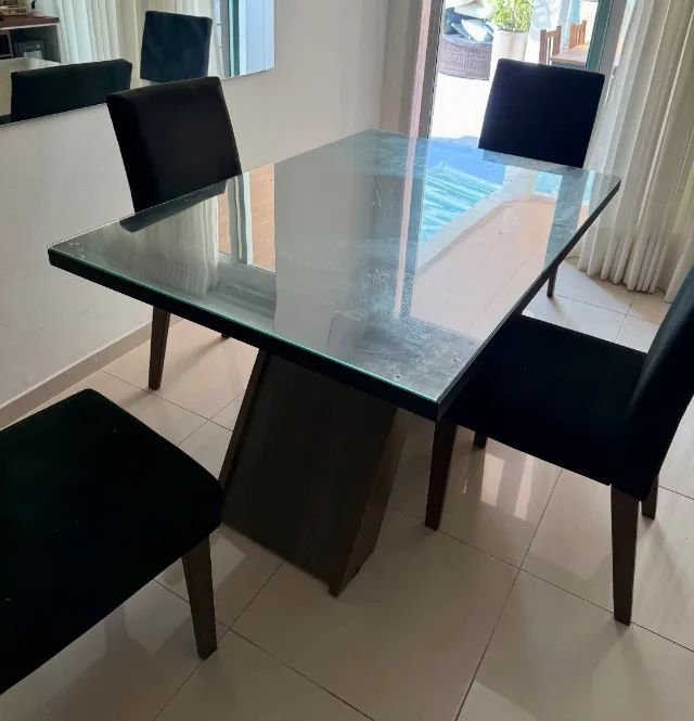 Mesa de jantar com 4 cadeiras - Foto 2