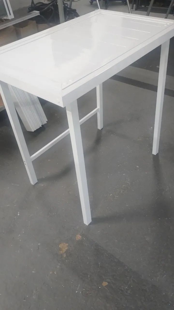 Mesa de alumínio branco  - Foto 3