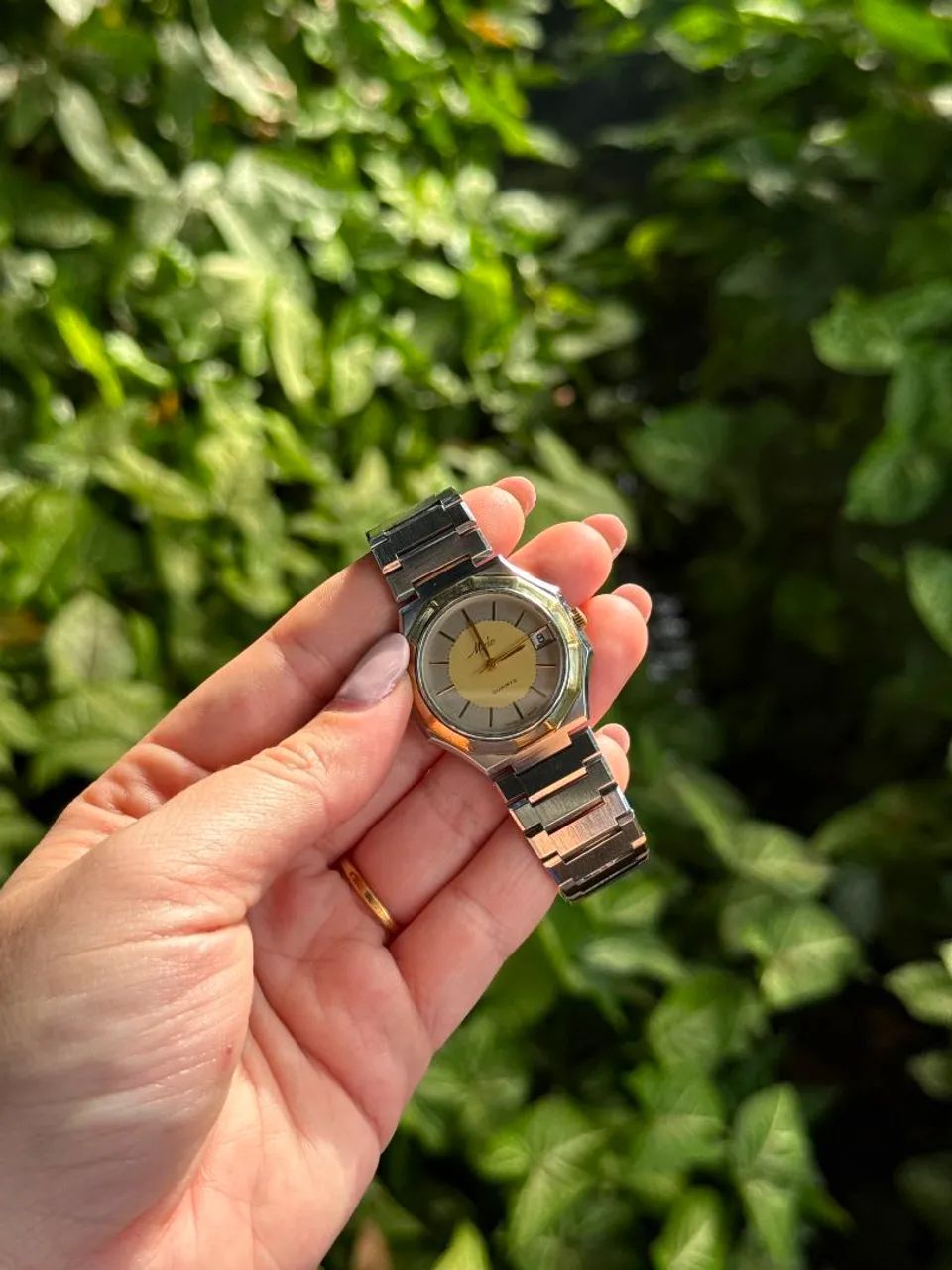 中古 美品 R.E.G. O-K hi stainless 35 Relógio Suíço Mido - Acessórios - Vila Planalto, Campo Grande