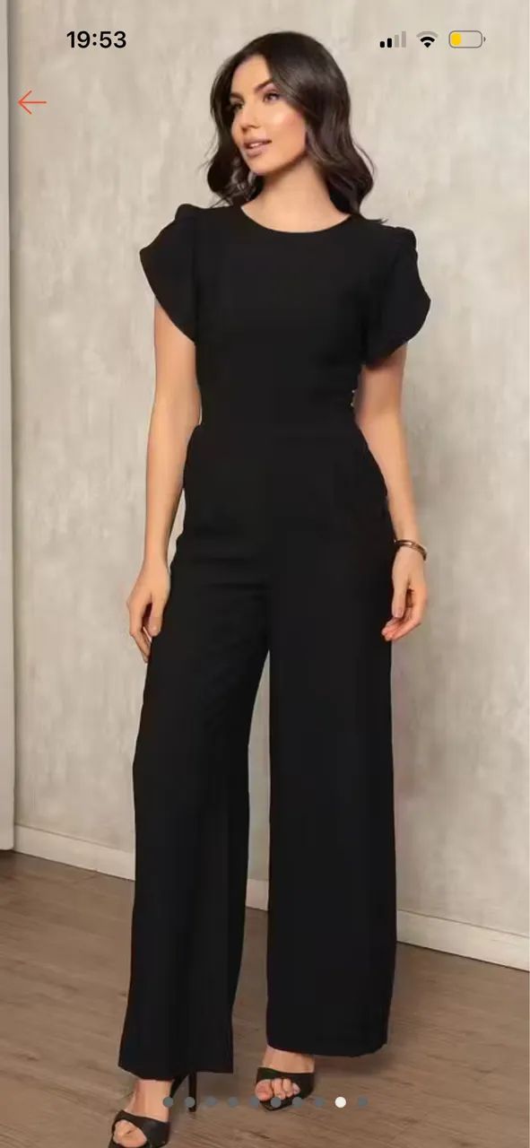 Macacão longo preto 