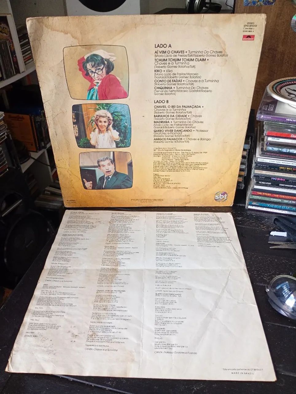 LP CHAVES 1989 Vinil Com Encarte  - Foto 2