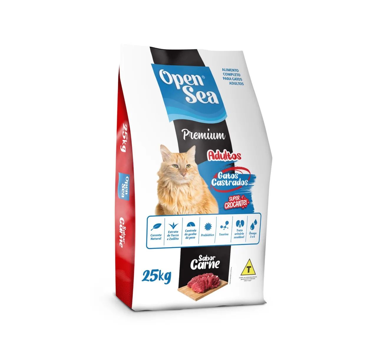 Ração open sea cat castrado 25kg