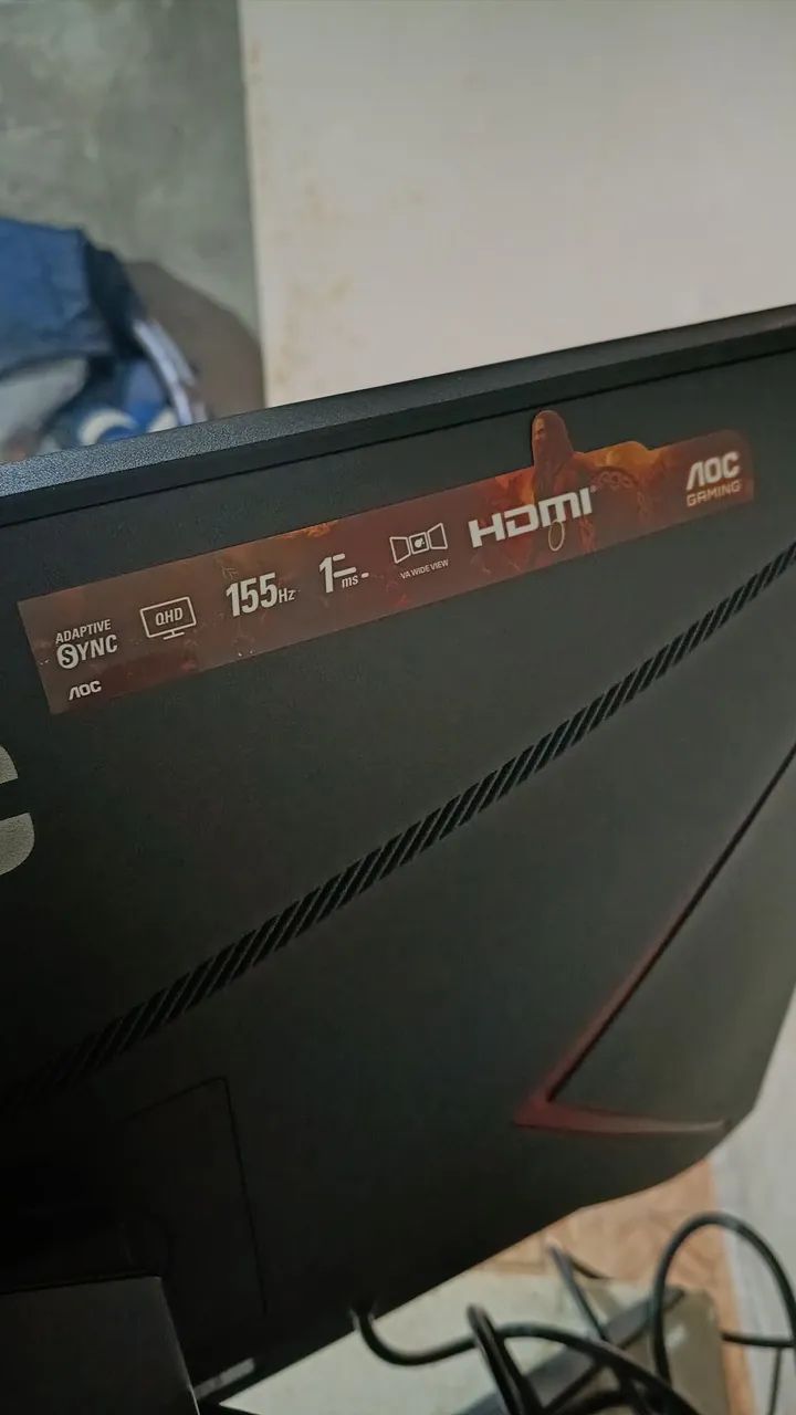 Monitor Gamer AOC Hero 27" QHD Novinho! - Foto 5