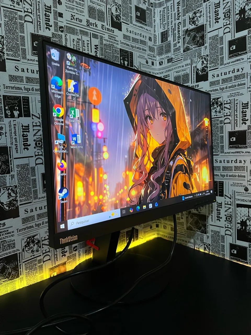 Monitor Lenovo 22 polegadas 