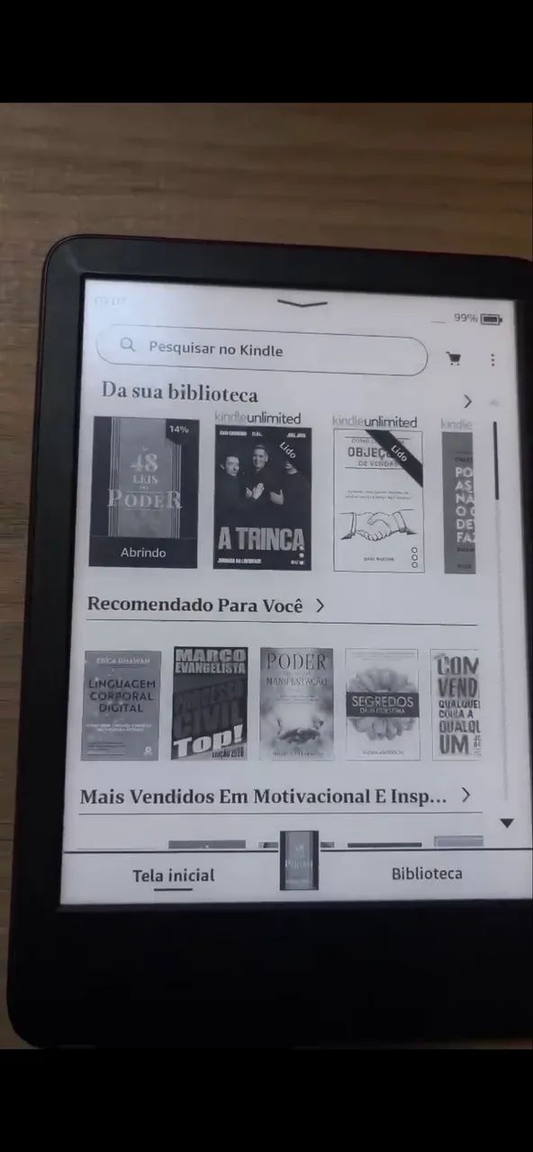 Kindle 16GB - Geração mais recente - Excelente estado - Foto 3