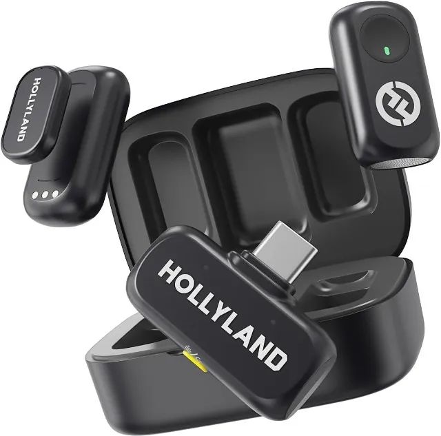 Hollyland LARK A1 Duo USB-C RX - Microfone Sem Fio Mini