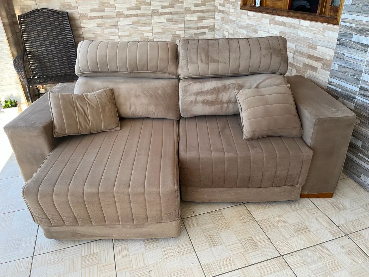 Sofá cama retrátil e reclinável  - Foto 2