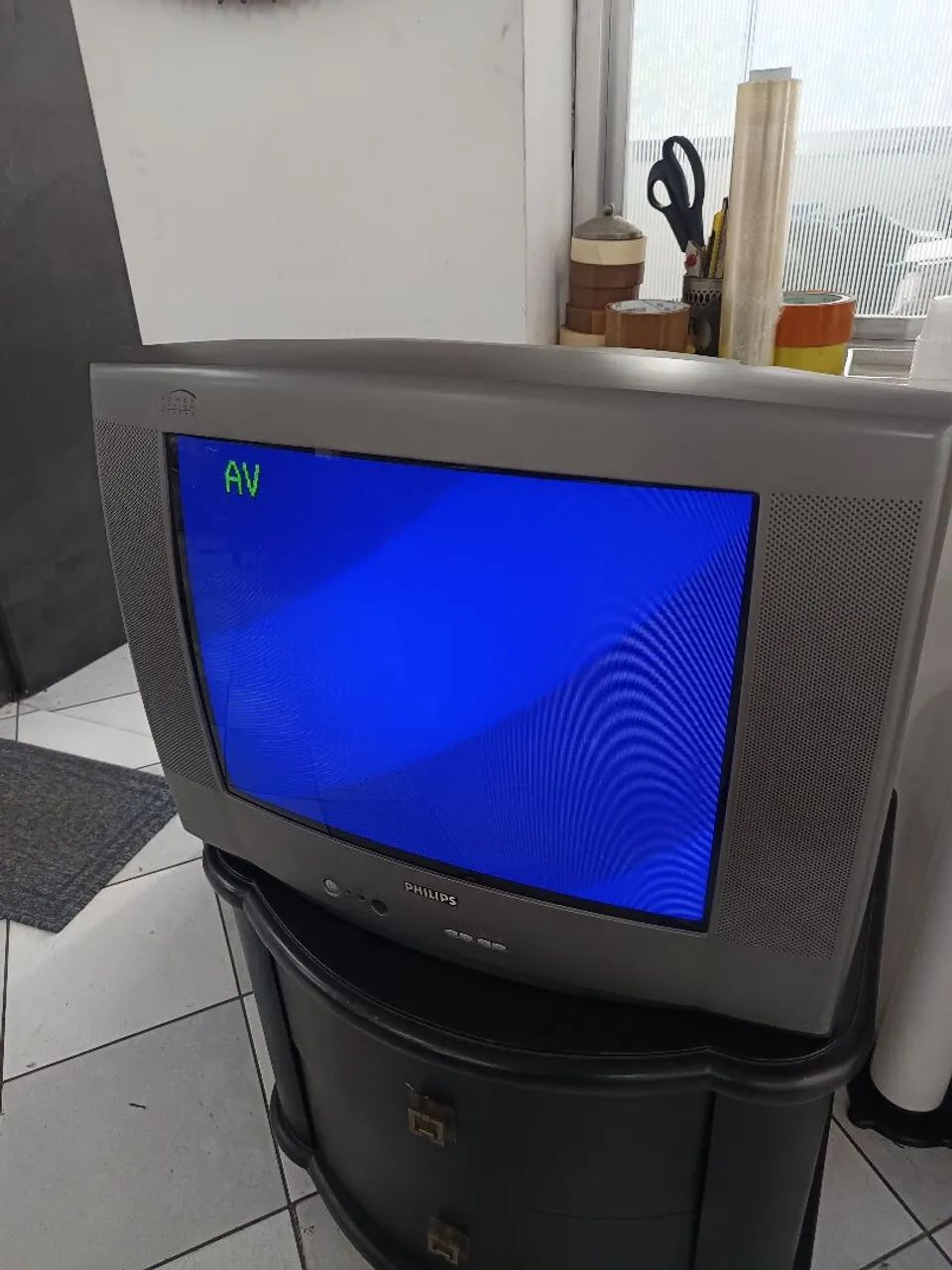 Televisão antiga de Tubo Philips Funcionando  - Foto 3