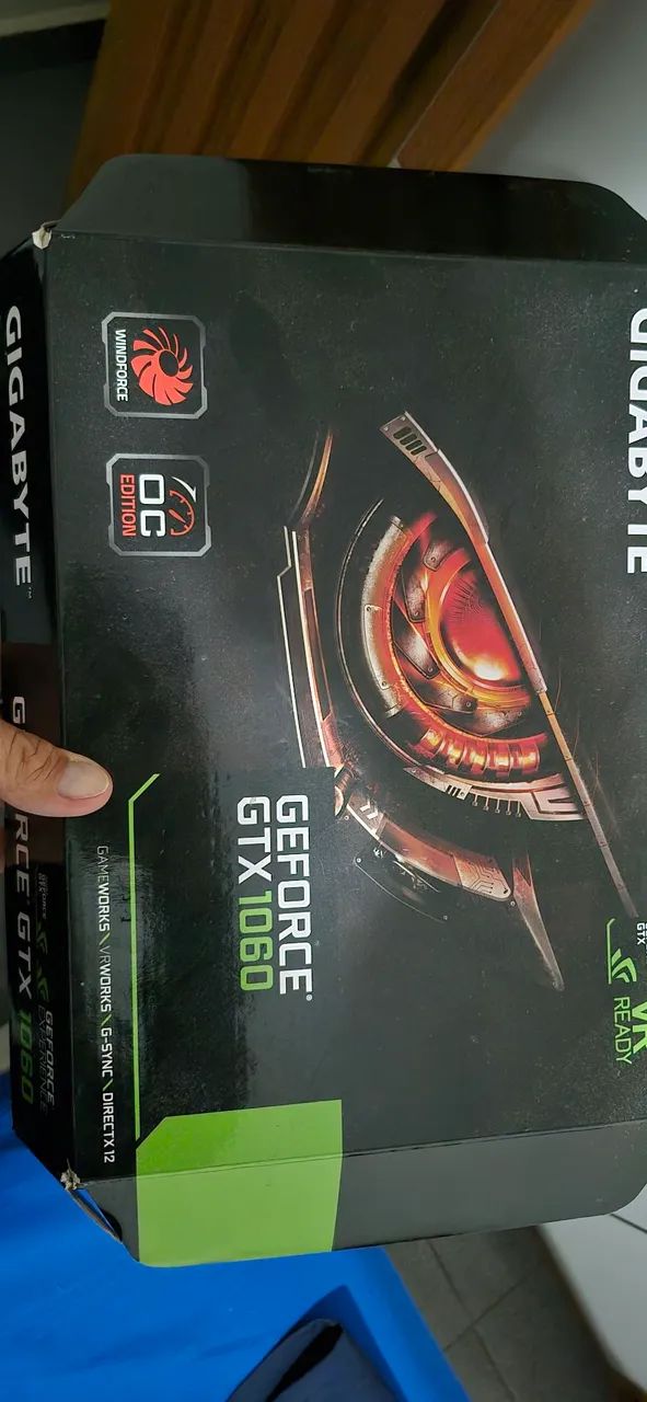 Placa de vídeo Gtx 1060 6gb gigabyte windforce