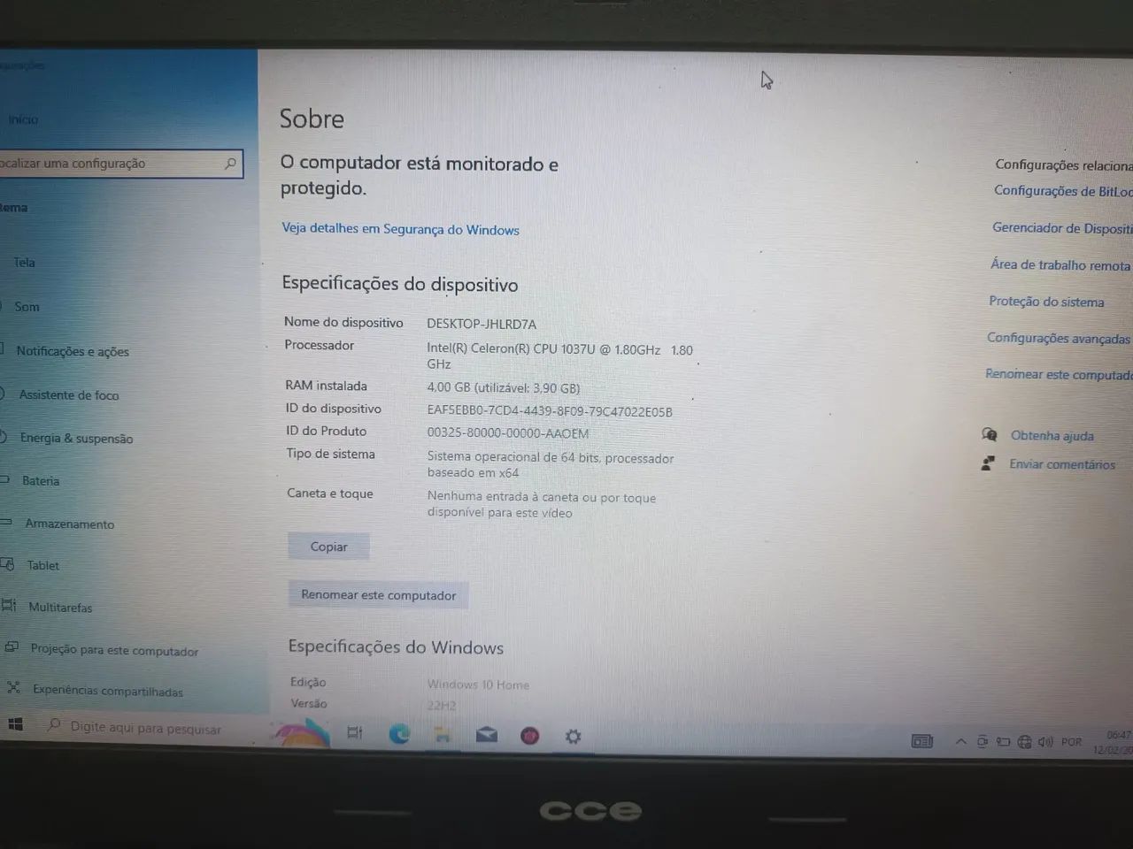 Notebook CCE  - Foto 2