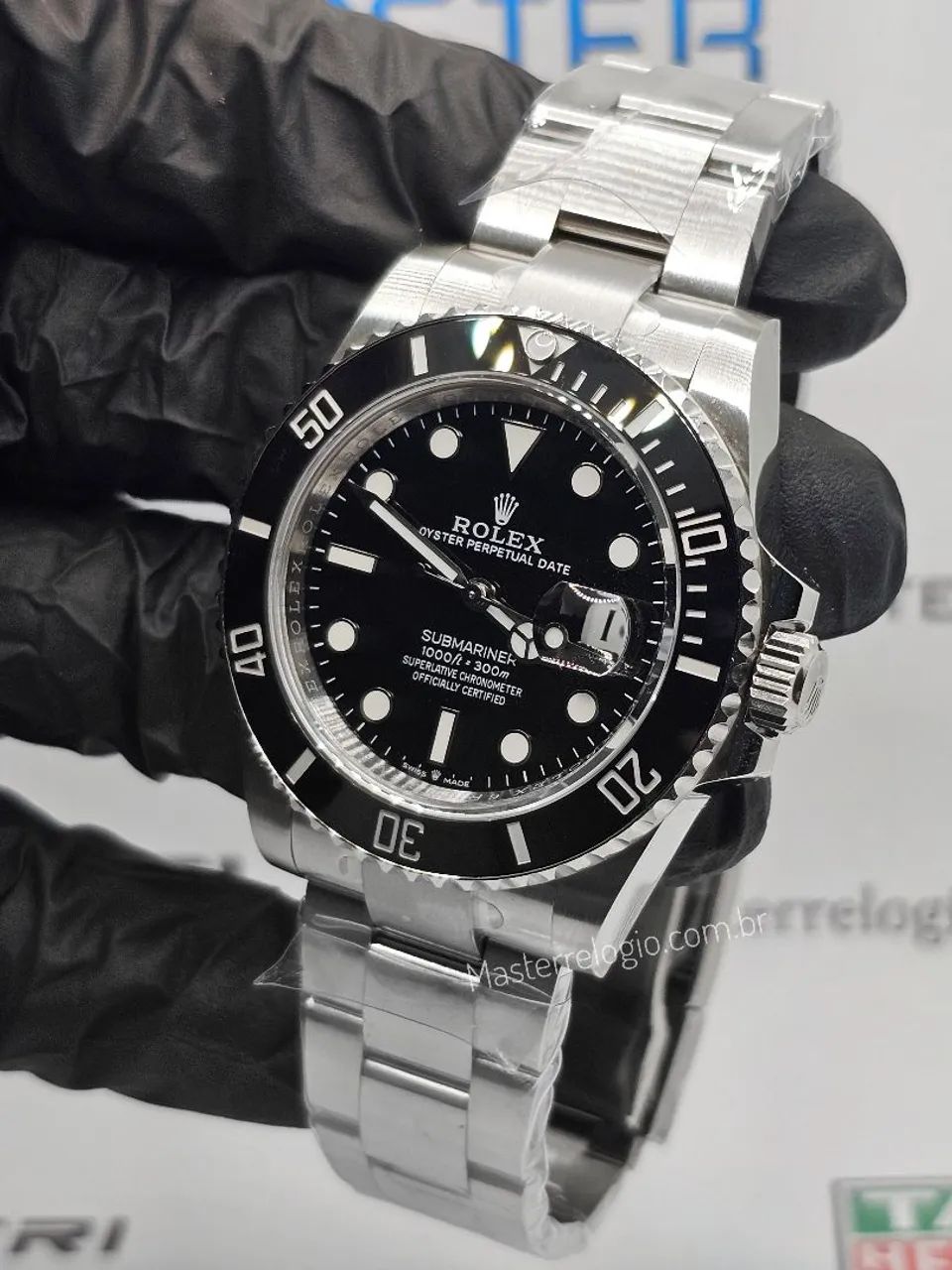 Rolex Submariner Date 125510LN Clean F Super C + caixa 2026 cartão