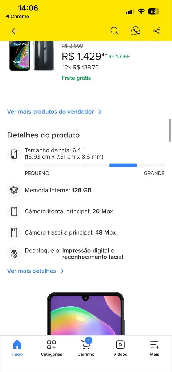 Samsung Galaxy A31 128GB / 4GB RAM - Funcionando 100% - Foto 4