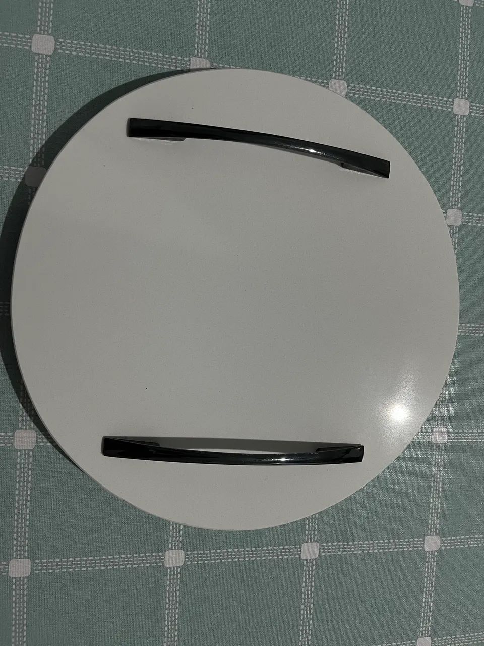 Bandeja redonda em Quartzo Branco - Foto 2