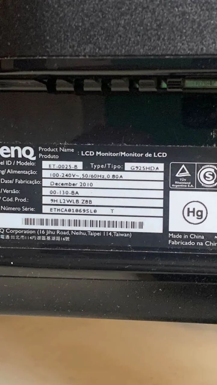 Monitor 18.5? BenQ G925HDA Widescreen - Foto 3