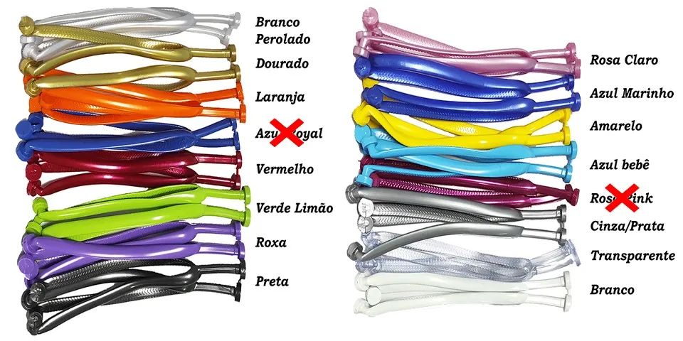 Tiras Para Chinelos - Baby, Slim e Tradicional
