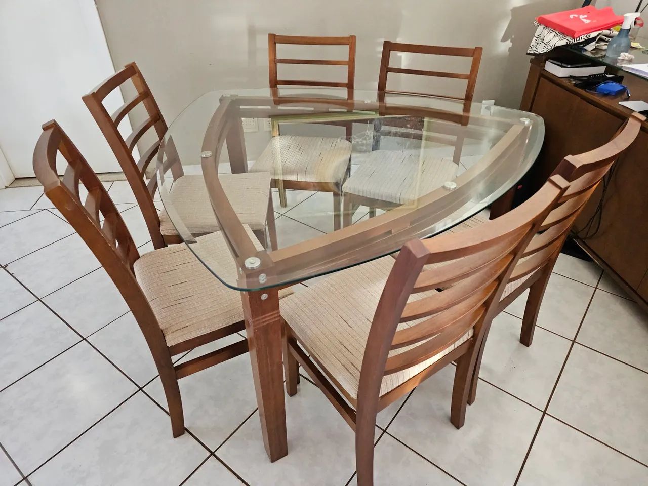 Conjunto de mesa, balcão e cadeiras - Foto 2